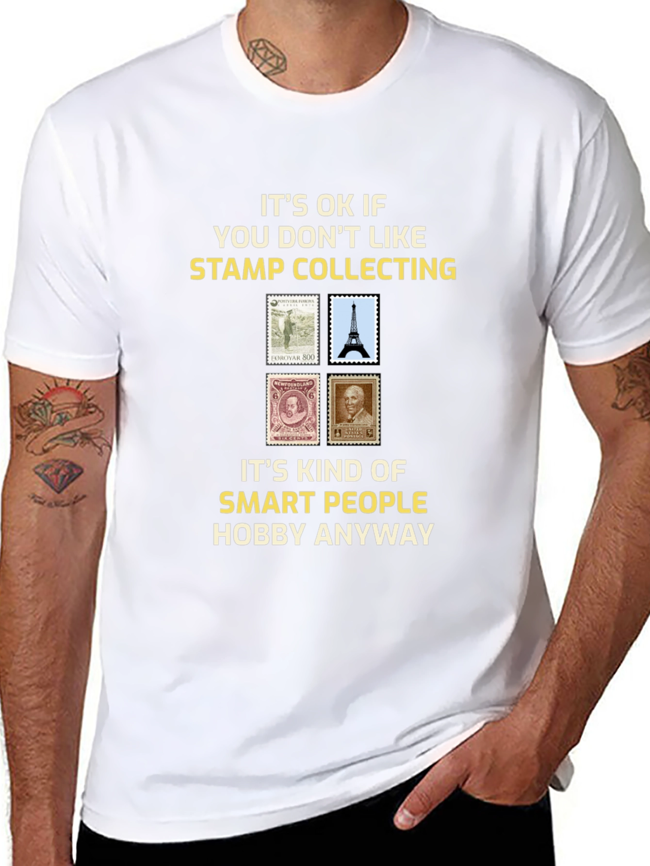 Stamp Collecting Smart People Hobby T-Shirt