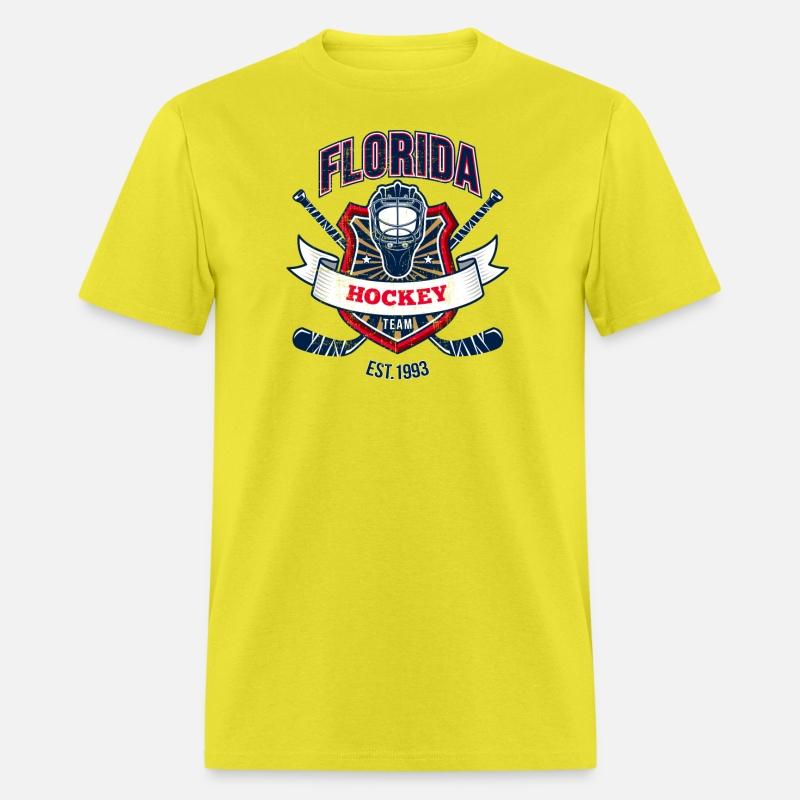 Florida Retro Panther Stick Hockey Puck Gameday