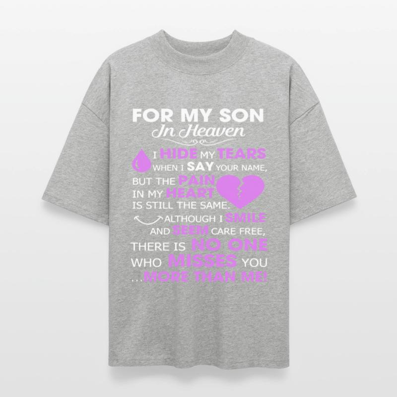 For my son in heaven i hide my tears when i say yo