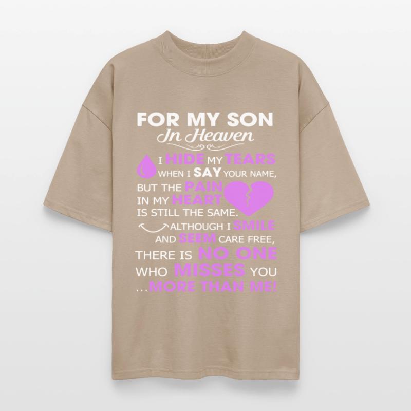 For my son in heaven i hide my tears when i say yo