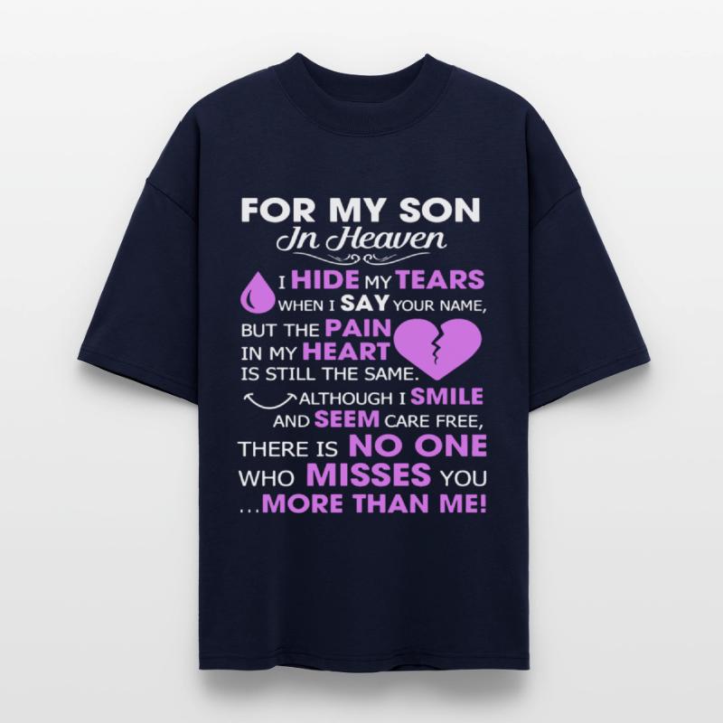 For my son in heaven i hide my tears when i say yo