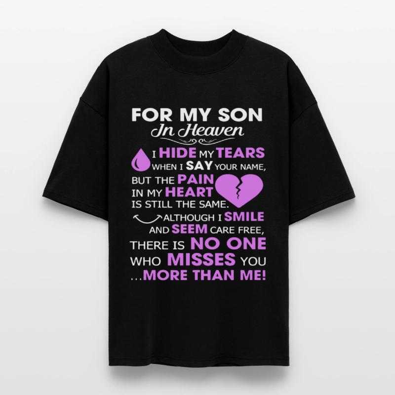 For my son in heaven i hide my tears when i say yo