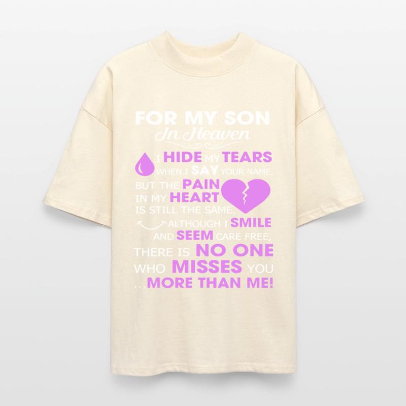 For my son in heaven i hide my tears when i say yo