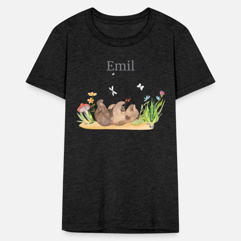 Forest Animal Bear Flowers Name Emil
