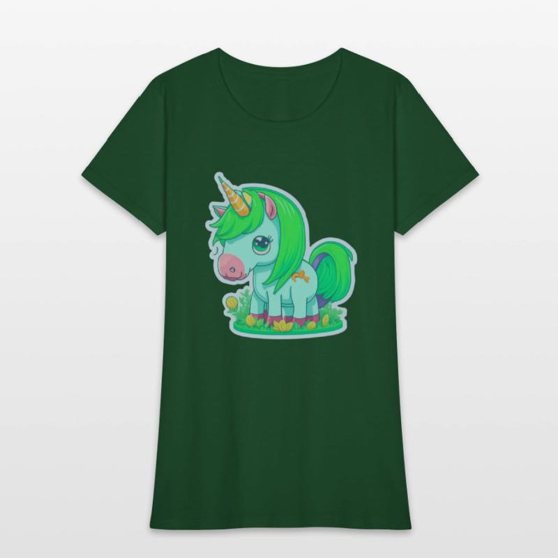 Forest Guardian Regal Green Unicorn