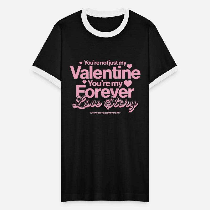 Forever Love Story Valentine Pink Hearts Romance