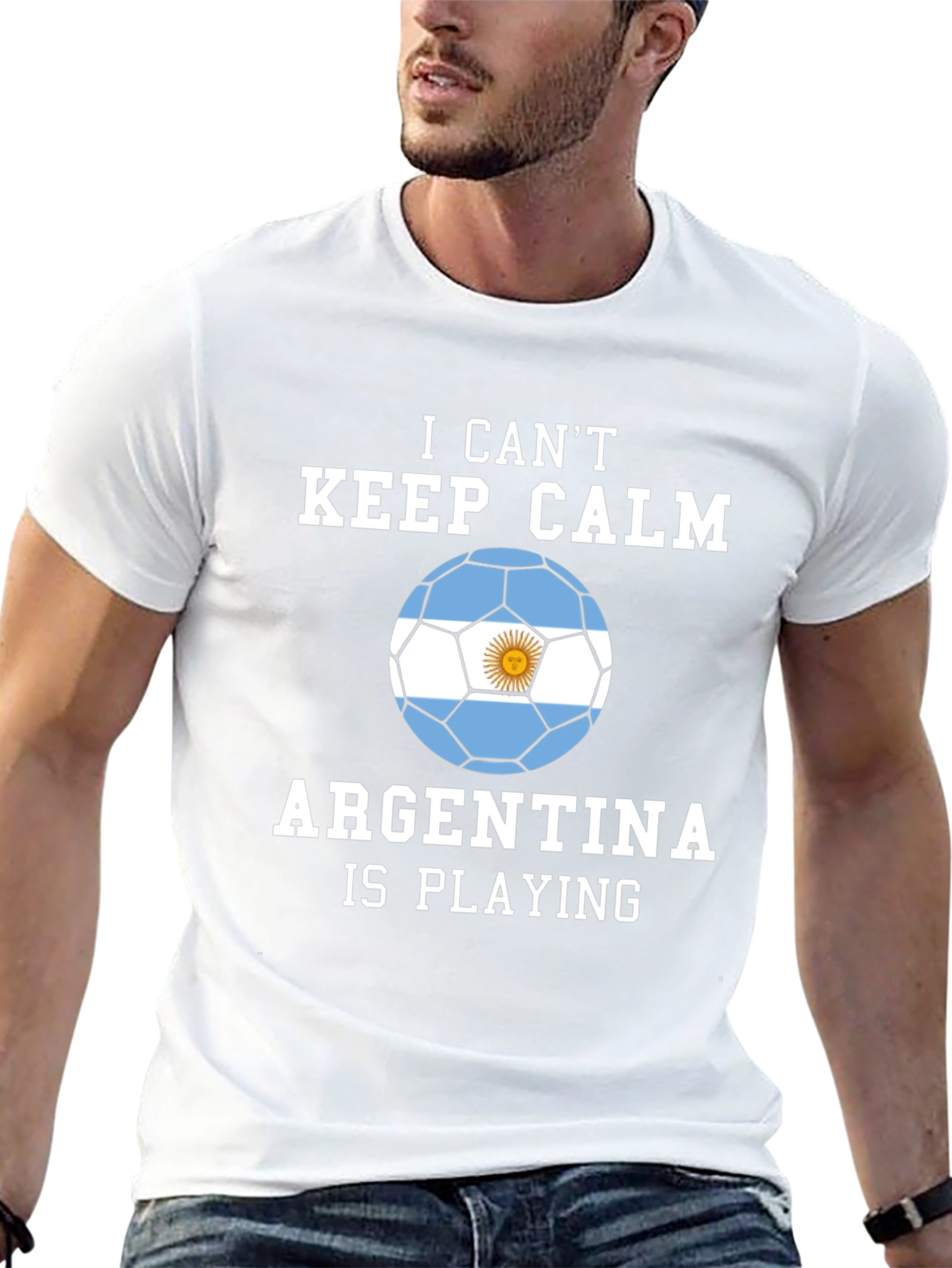 Argentina Soccer Fan T-Shirt - Keep Calm!