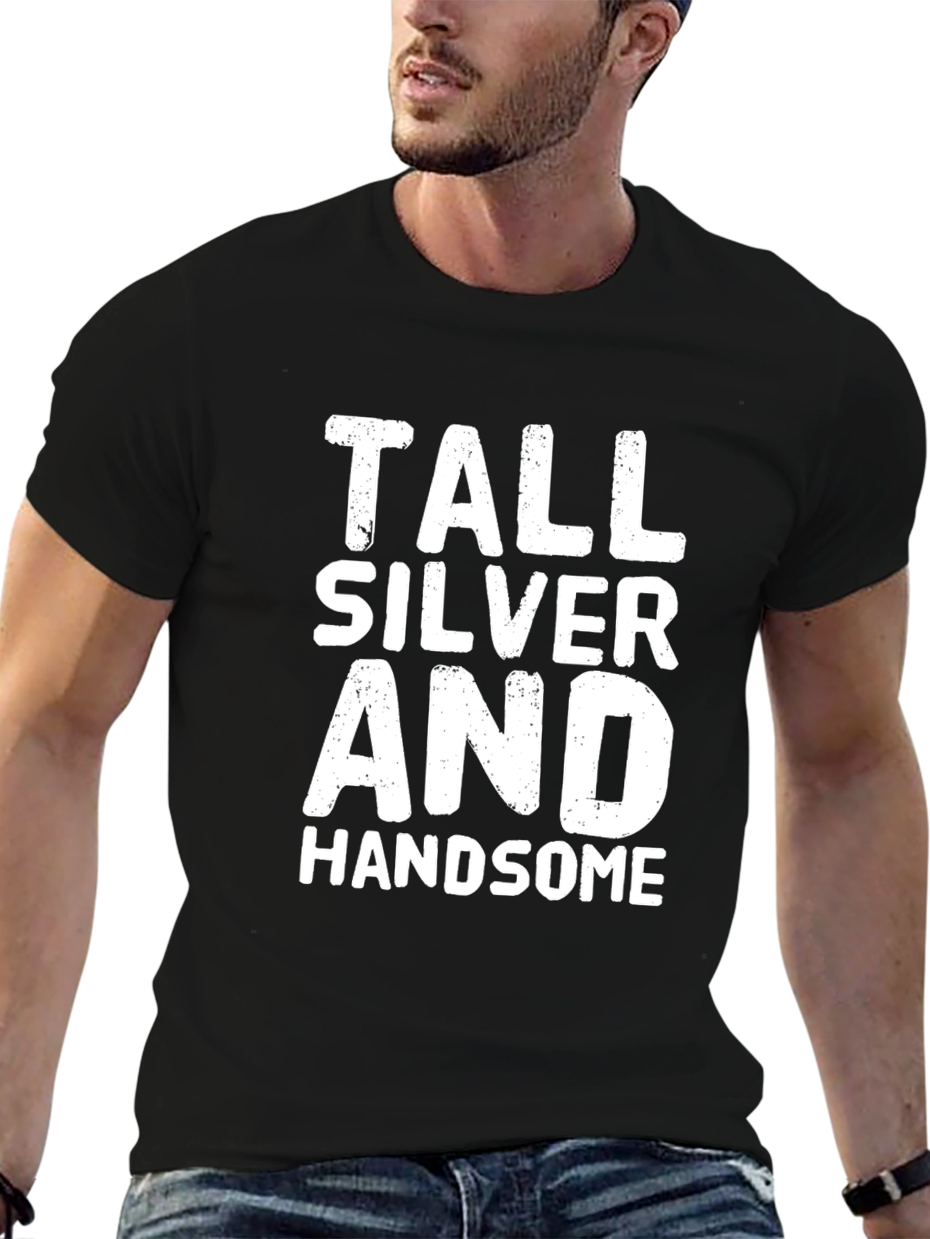 Tall Silver and Handsome Graphic Tee