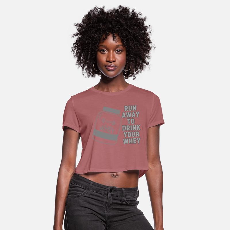 Fuel Up & Run,Whey Protein Motivation Fitness Tee