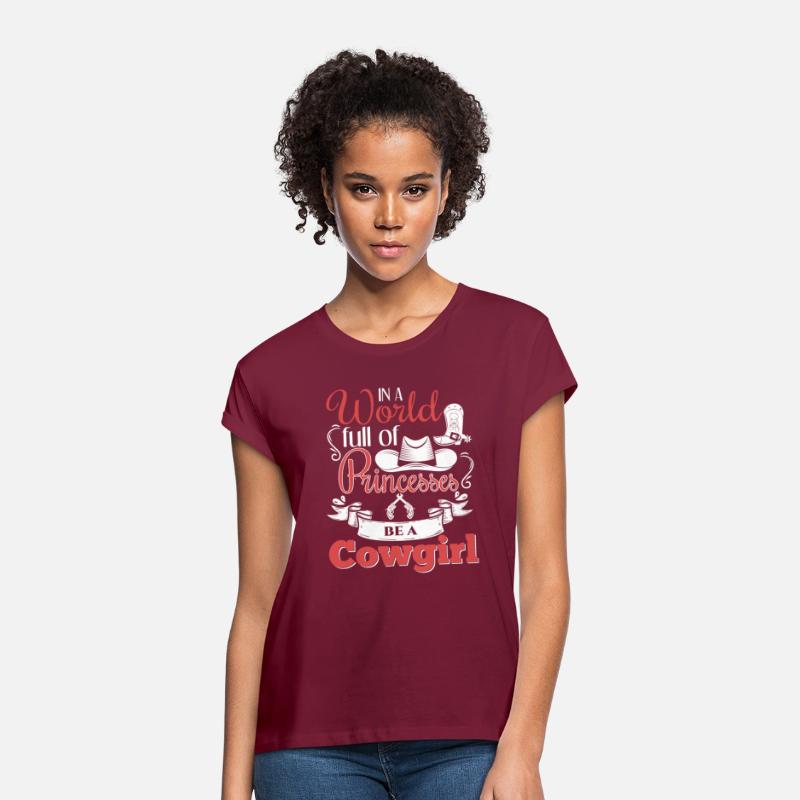 Funnier Be A Cowgirl Saying Design