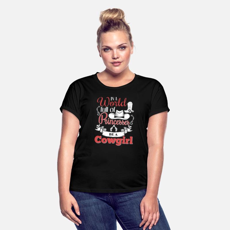 Funnier Be A Cowgirl Saying Design