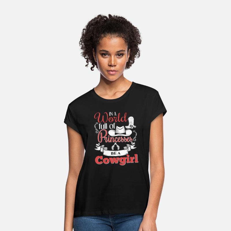 Funnier Be A Cowgirl Saying Design