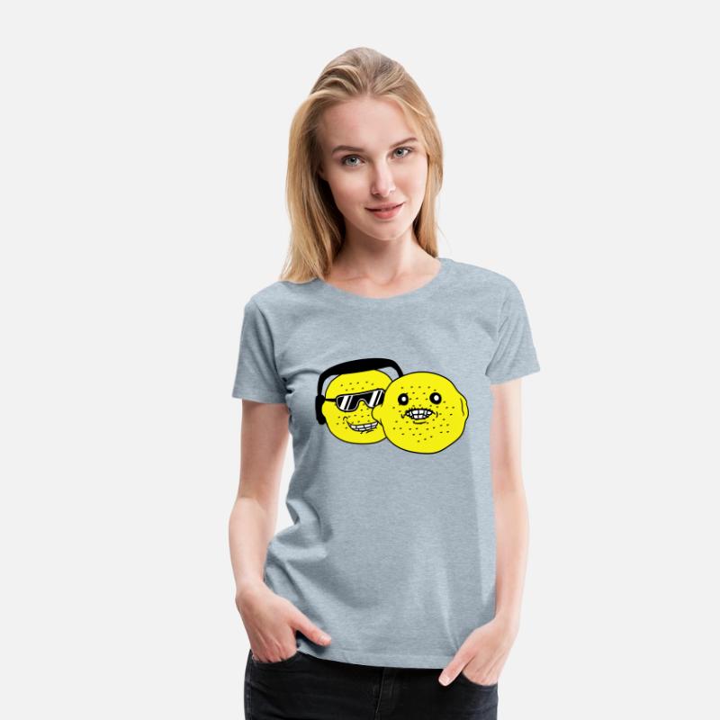 Funny 2 DJ Citrus Fruit Two Lemon Friends Team Fun