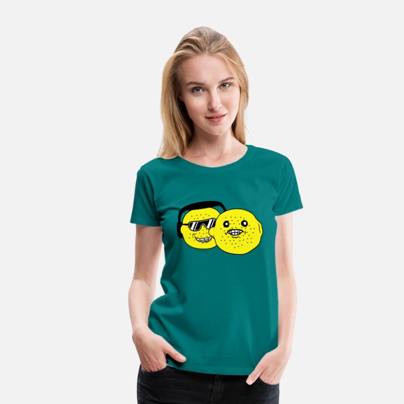 Funny 2 DJ Citrus Fruit Two Lemon Friends Team Fun