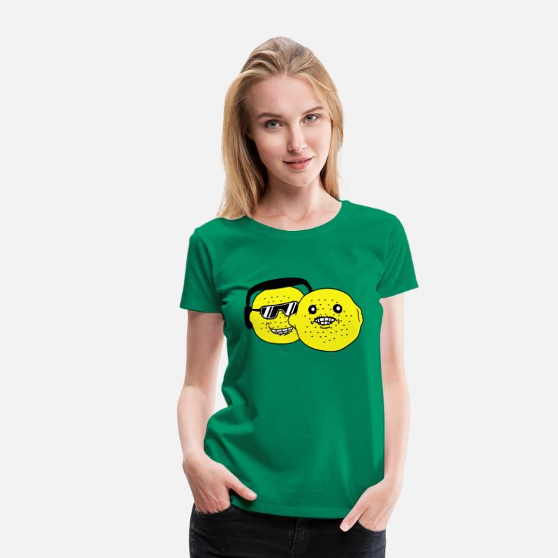 Funny 2 DJ Citrus Fruit Two Lemon Friends Team Fun