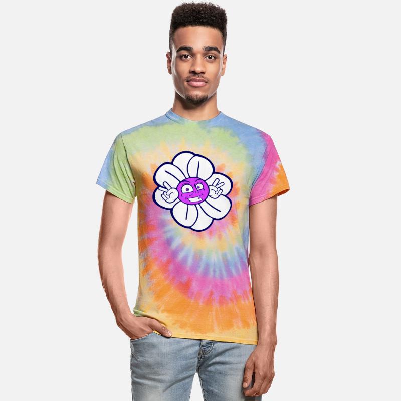 Funny Face Flower Summer Peace Victory Gesture Fun