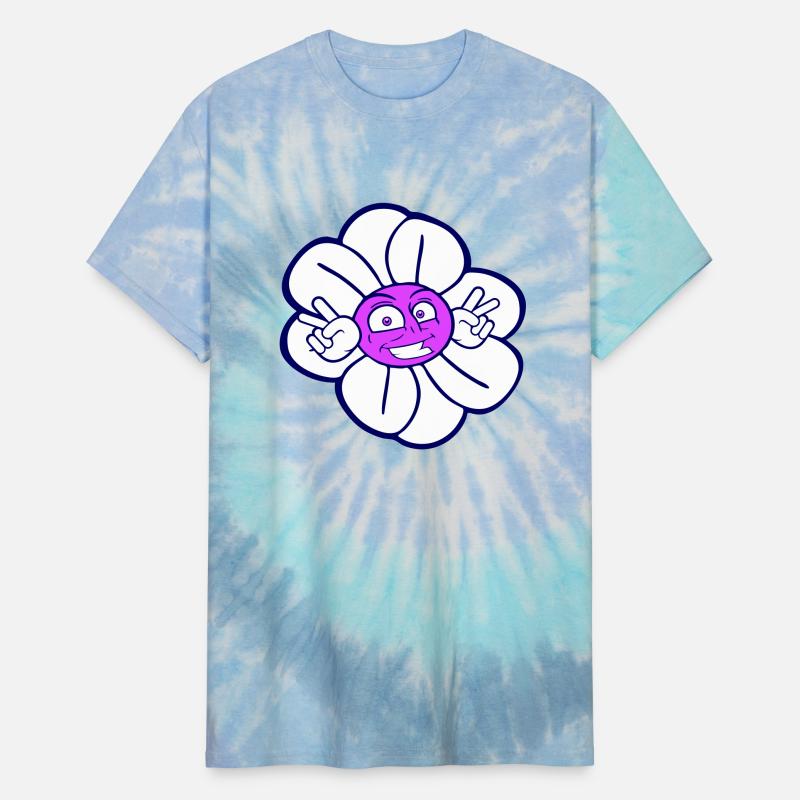 Funny Face Flower Summer Peace Victory Gesture Fun