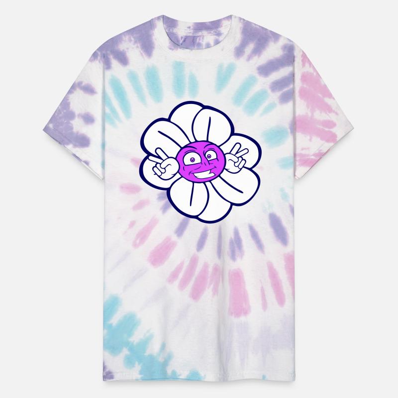 Funny Face Flower Summer Peace Victory Gesture Fun