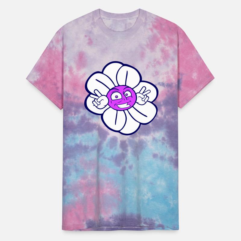 Funny Face Flower Summer Peace Victory Gesture Fun