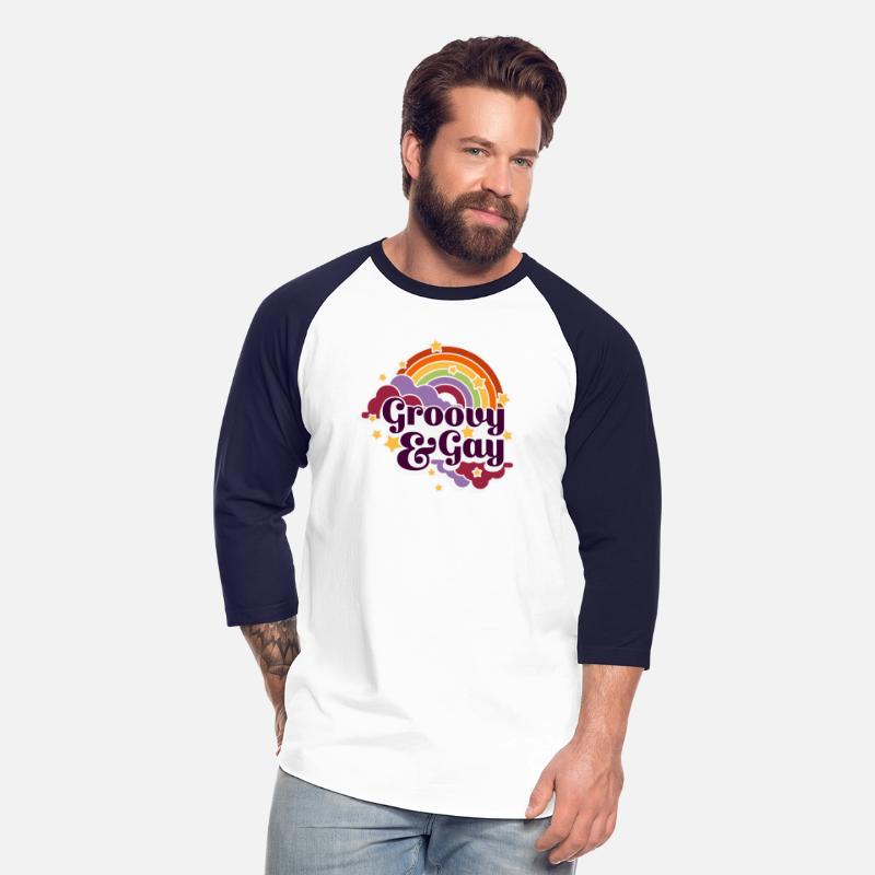 Funny Groovy And Gay LGBT Rainbow