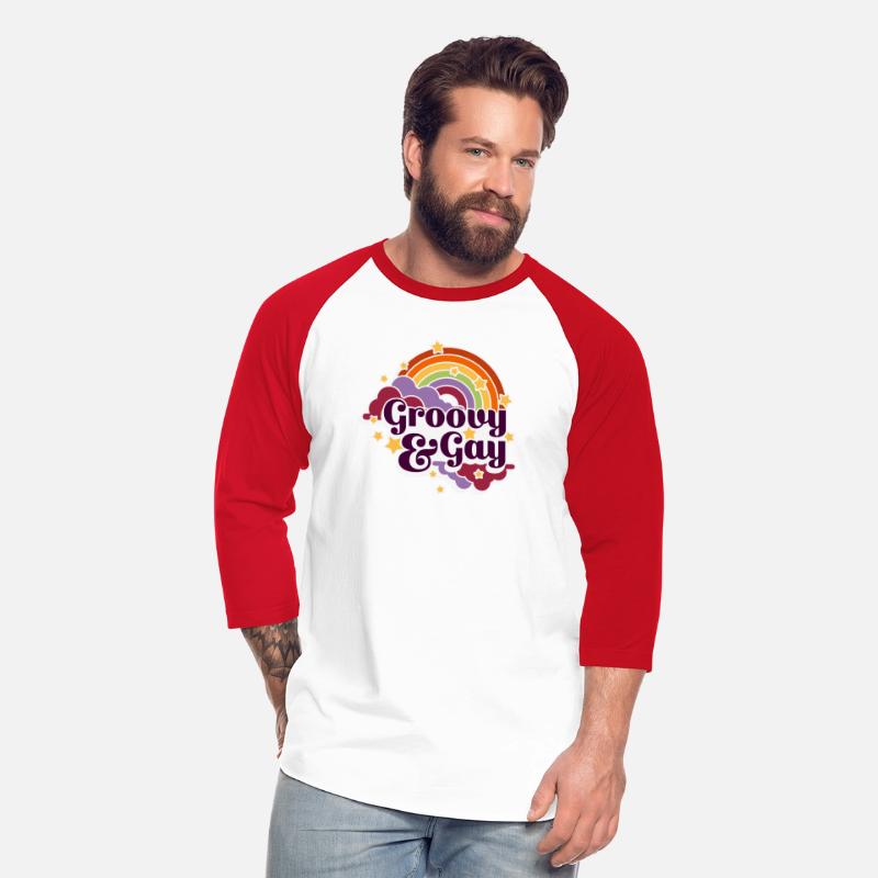 Funny Groovy And Gay LGBT Rainbow