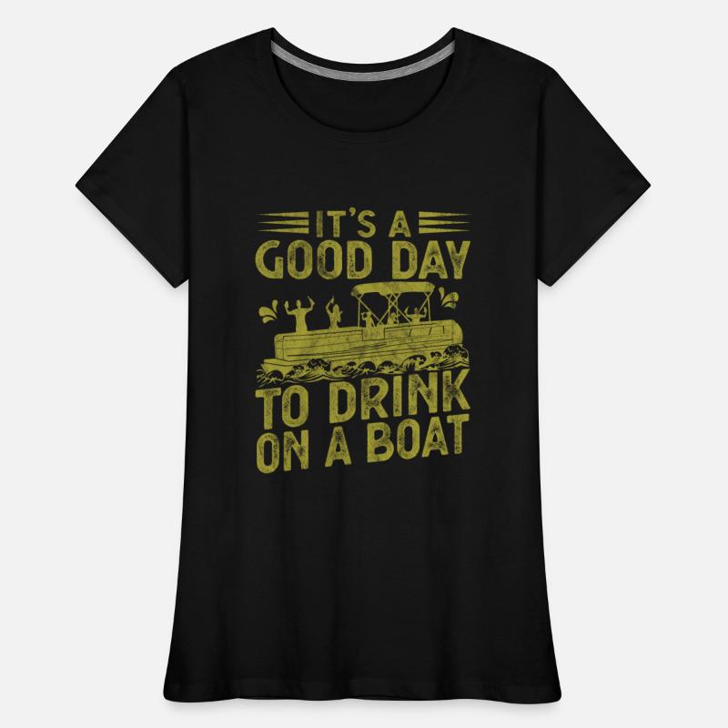 Funny Pontooning Drinking Pontoon Boating Captain