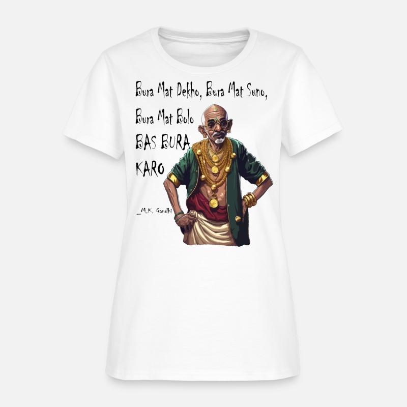Funny Rapper Mahatma Gandhi Quote Bas Bura Karo
