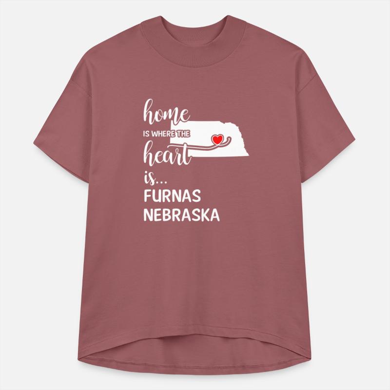 Furnas County Nebraska Is Where My Heart Is Gift