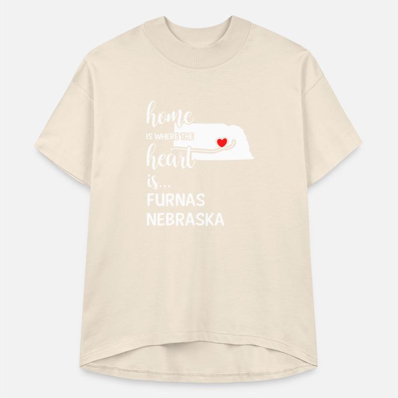 Furnas County Nebraska Is Where My Heart Is Gift