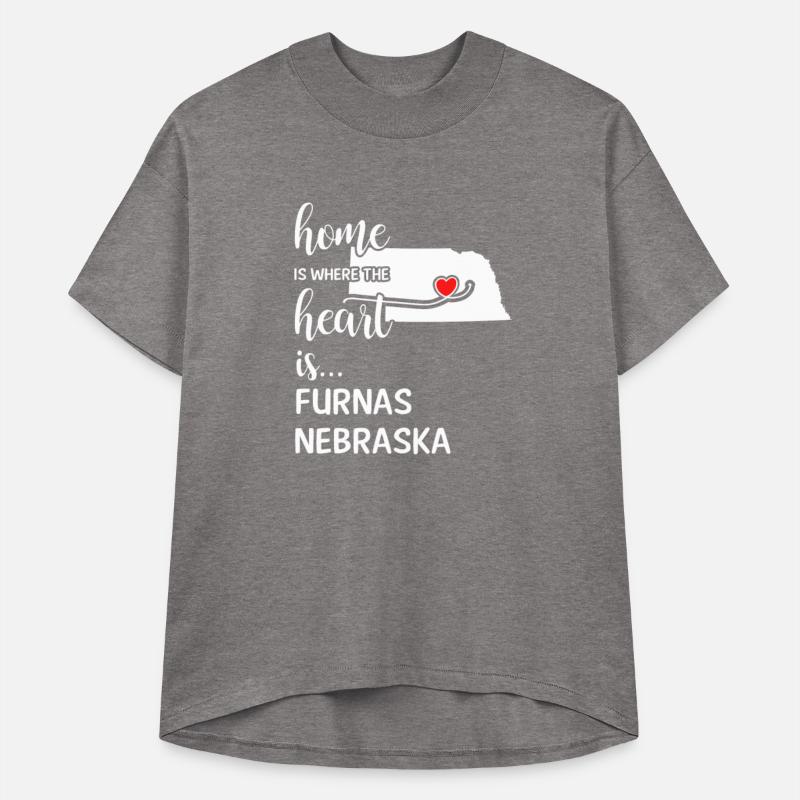 Furnas County Nebraska Is Where My Heart Is Gift