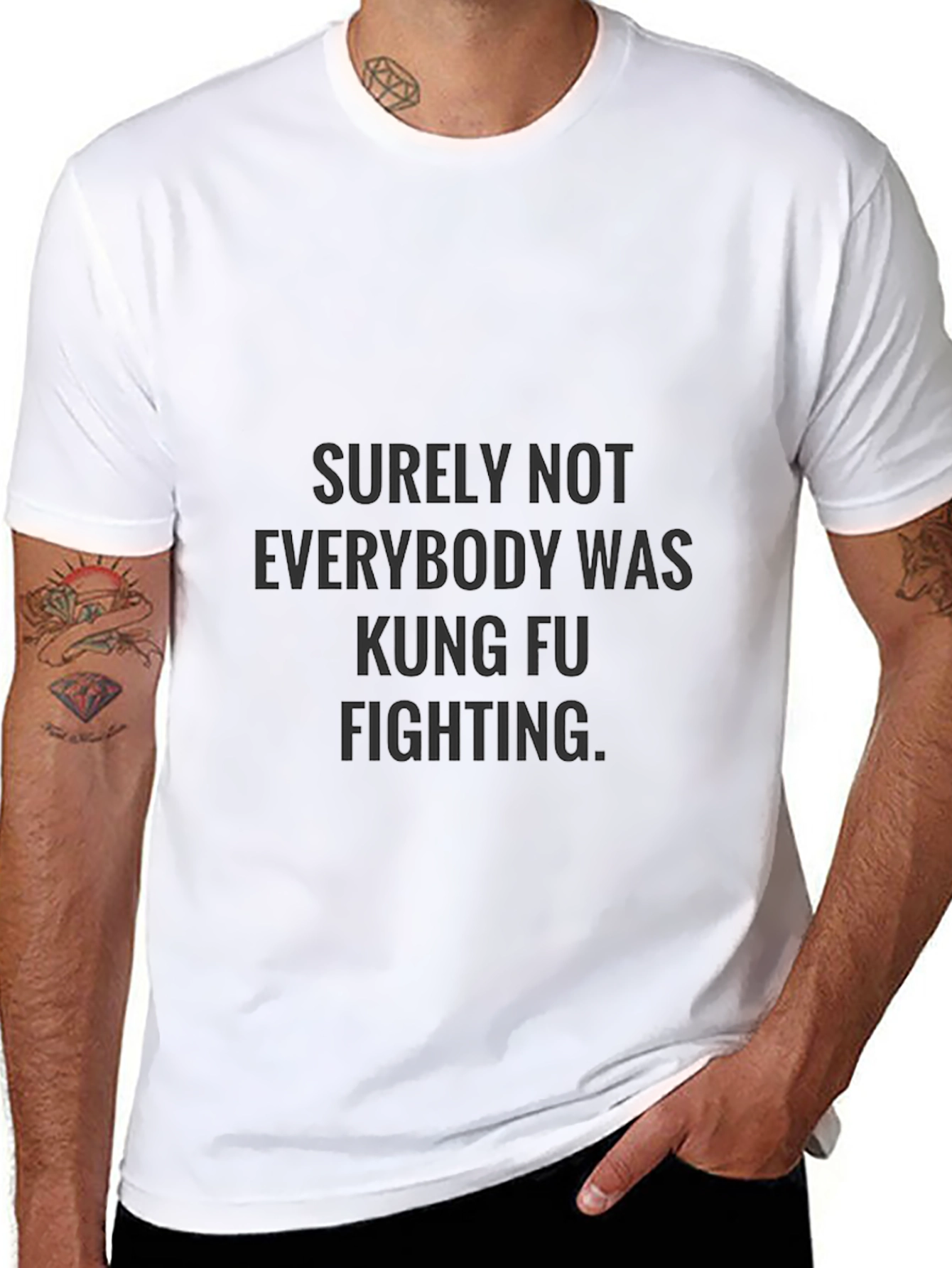 Kung Fu Fighting Sarcastic T-Shirt
