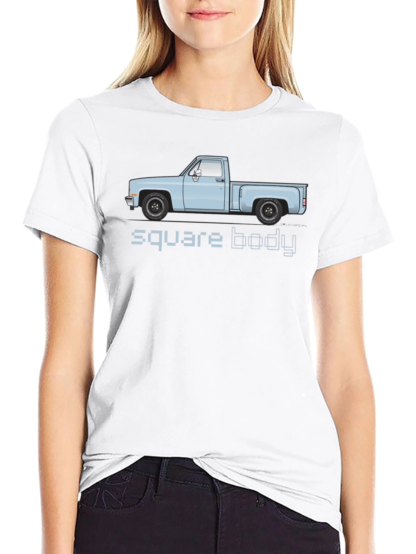 Square Body Truck Graphic T-Shirt