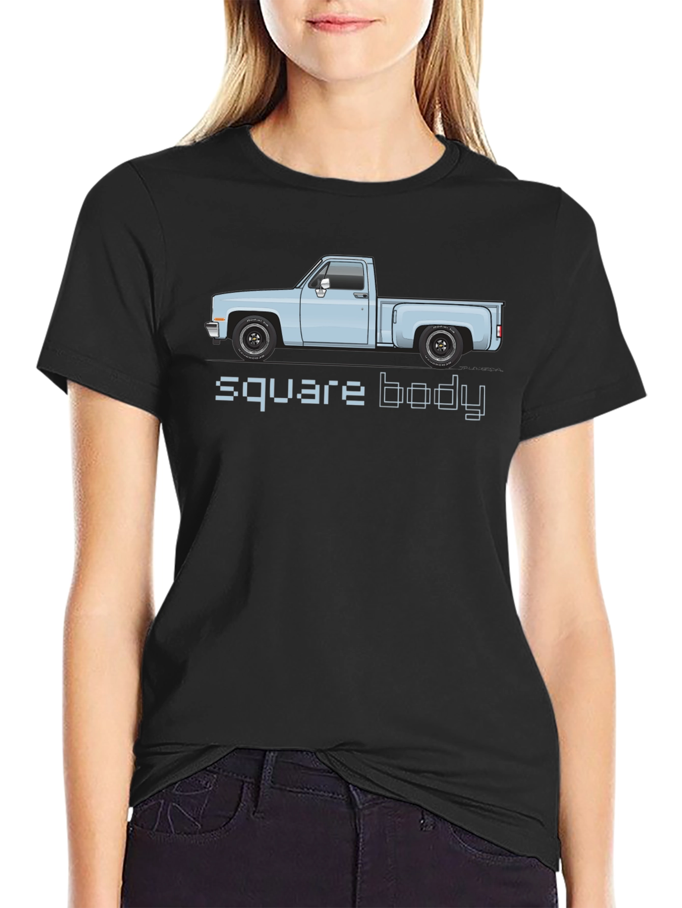 Square Body Truck Graphic T-Shirt