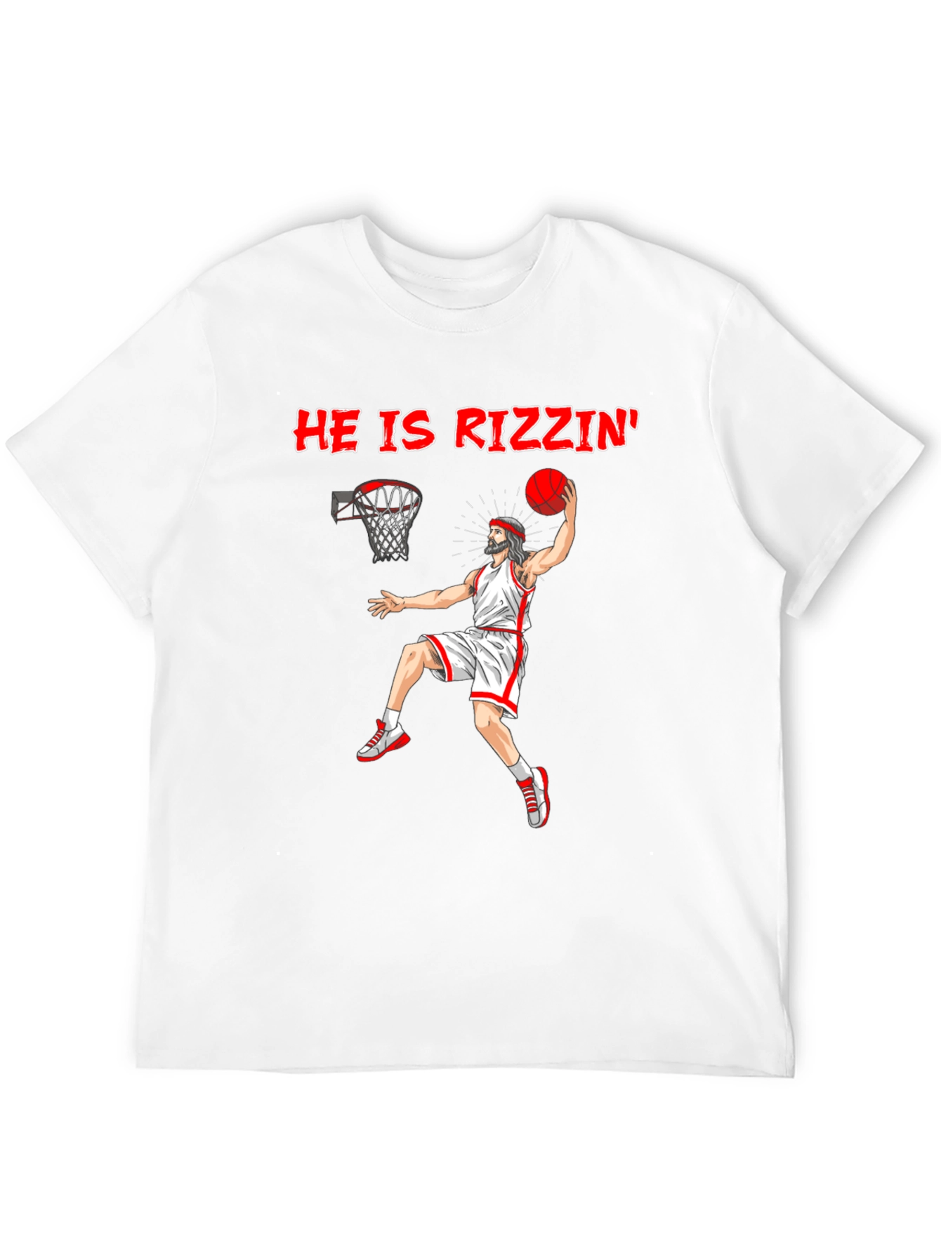 He is Rizzin Basketball Graphic T-Shirt