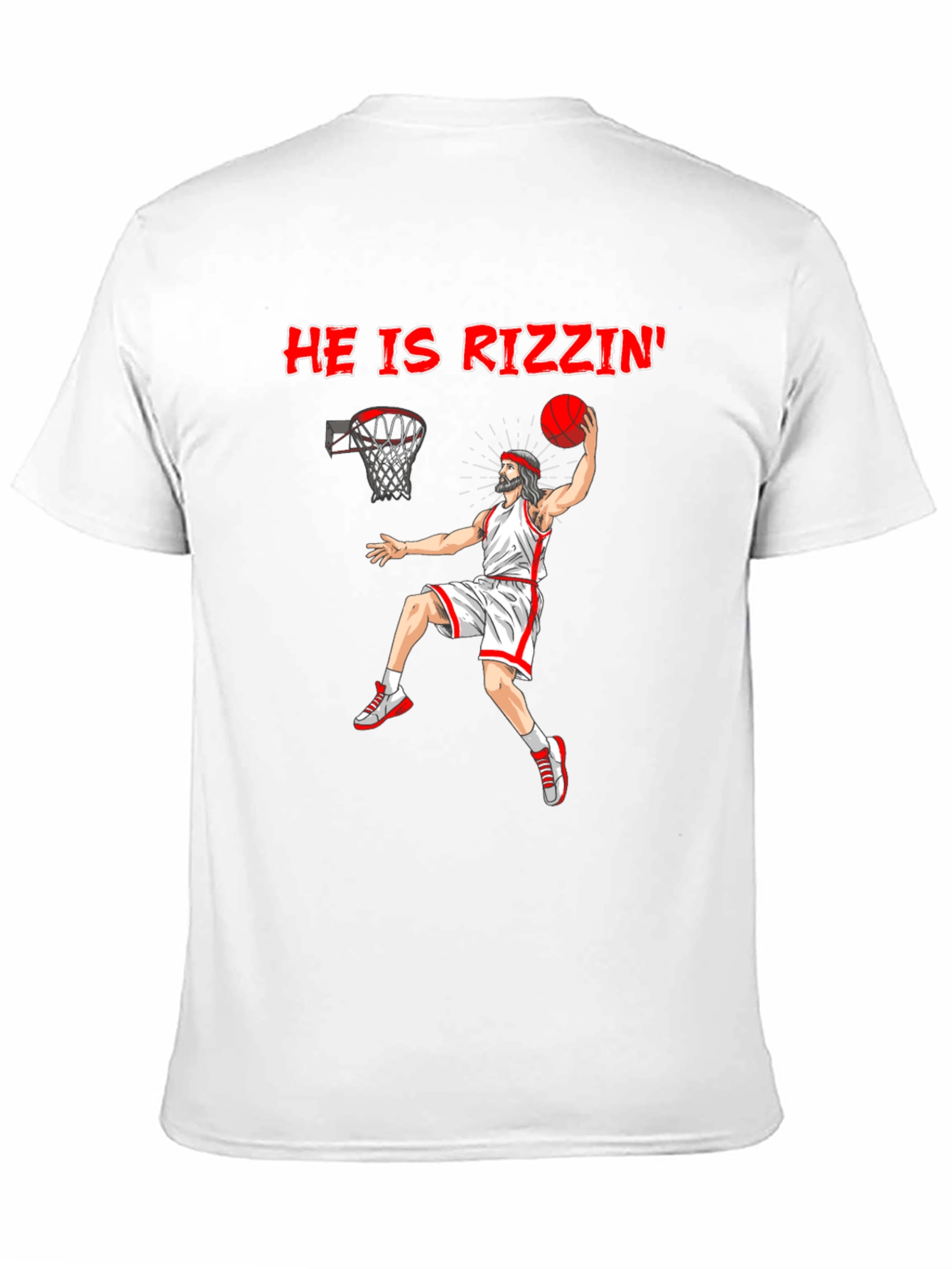 He is Rizzin Basketball Graphic T-Shirt