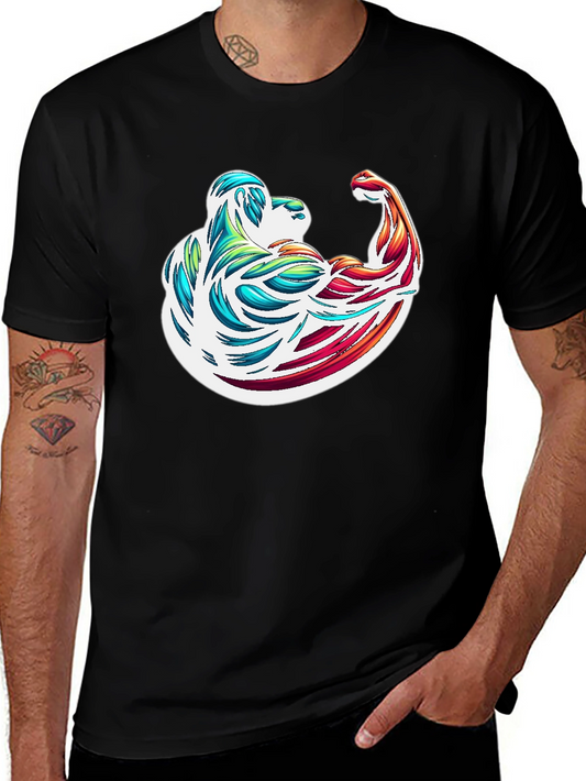 Muscle Flex Graphic T-Shirt