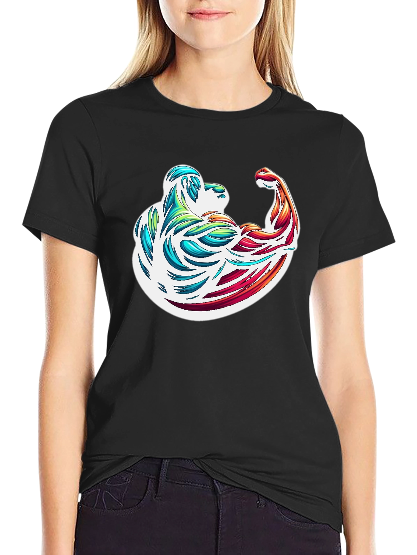 Muscle Flex Graphic T-Shirt