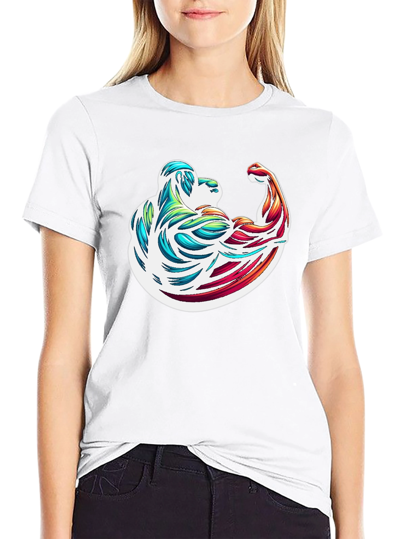 Muscle Flex Graphic T-Shirt