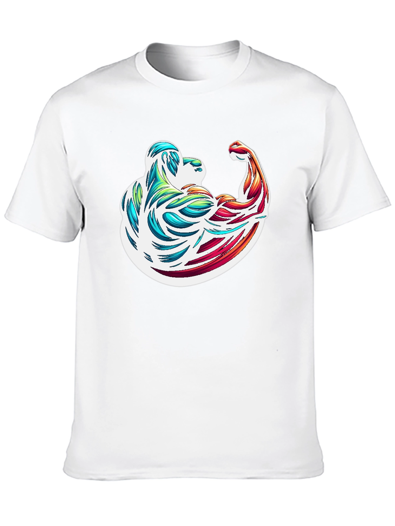 Muscle Flex Graphic T-Shirt