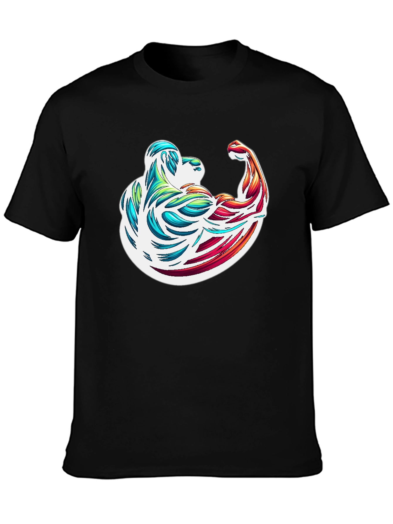 Muscle Flex Graphic T-Shirt