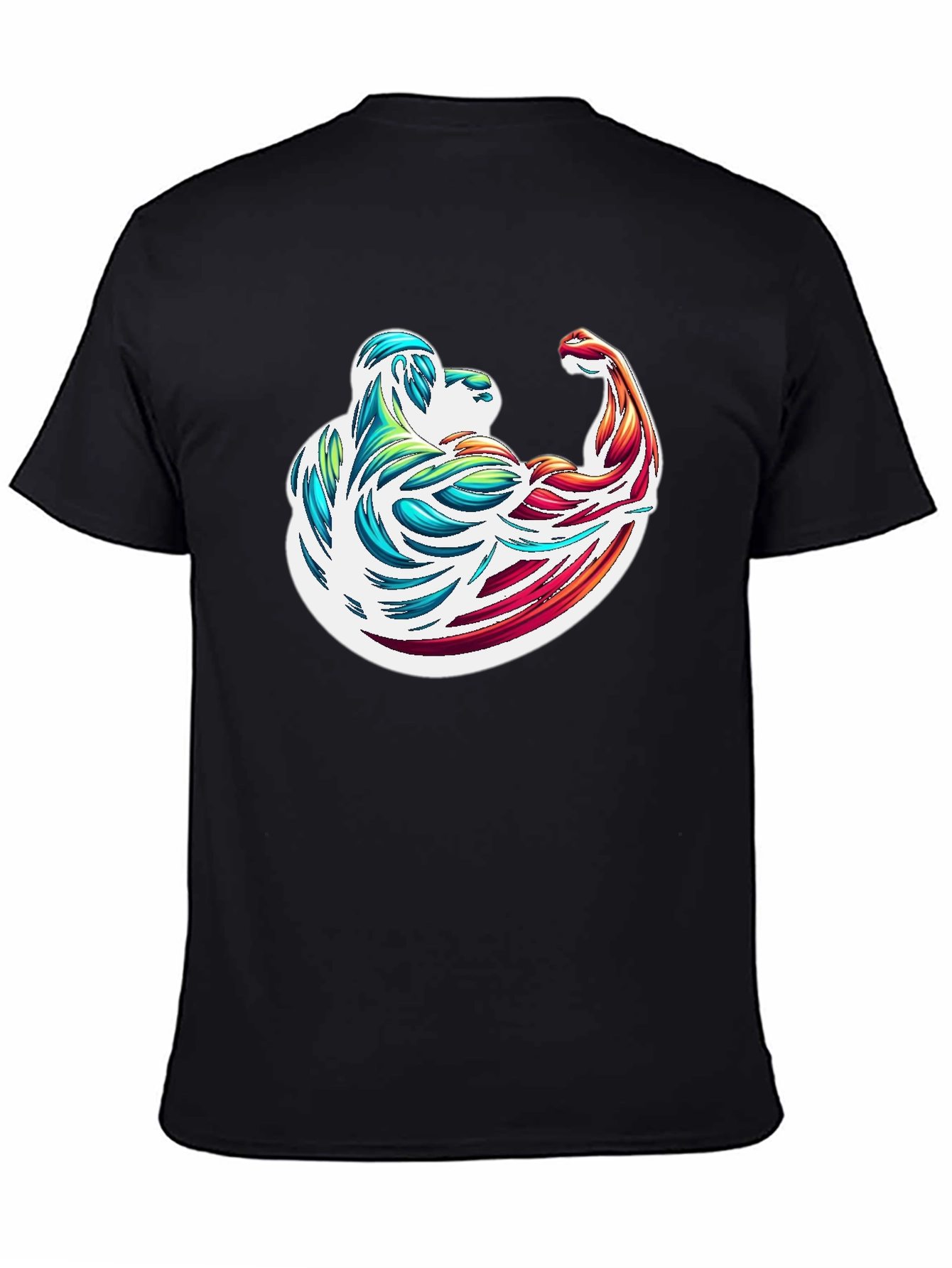 Muscle Flex Graphic T-Shirt