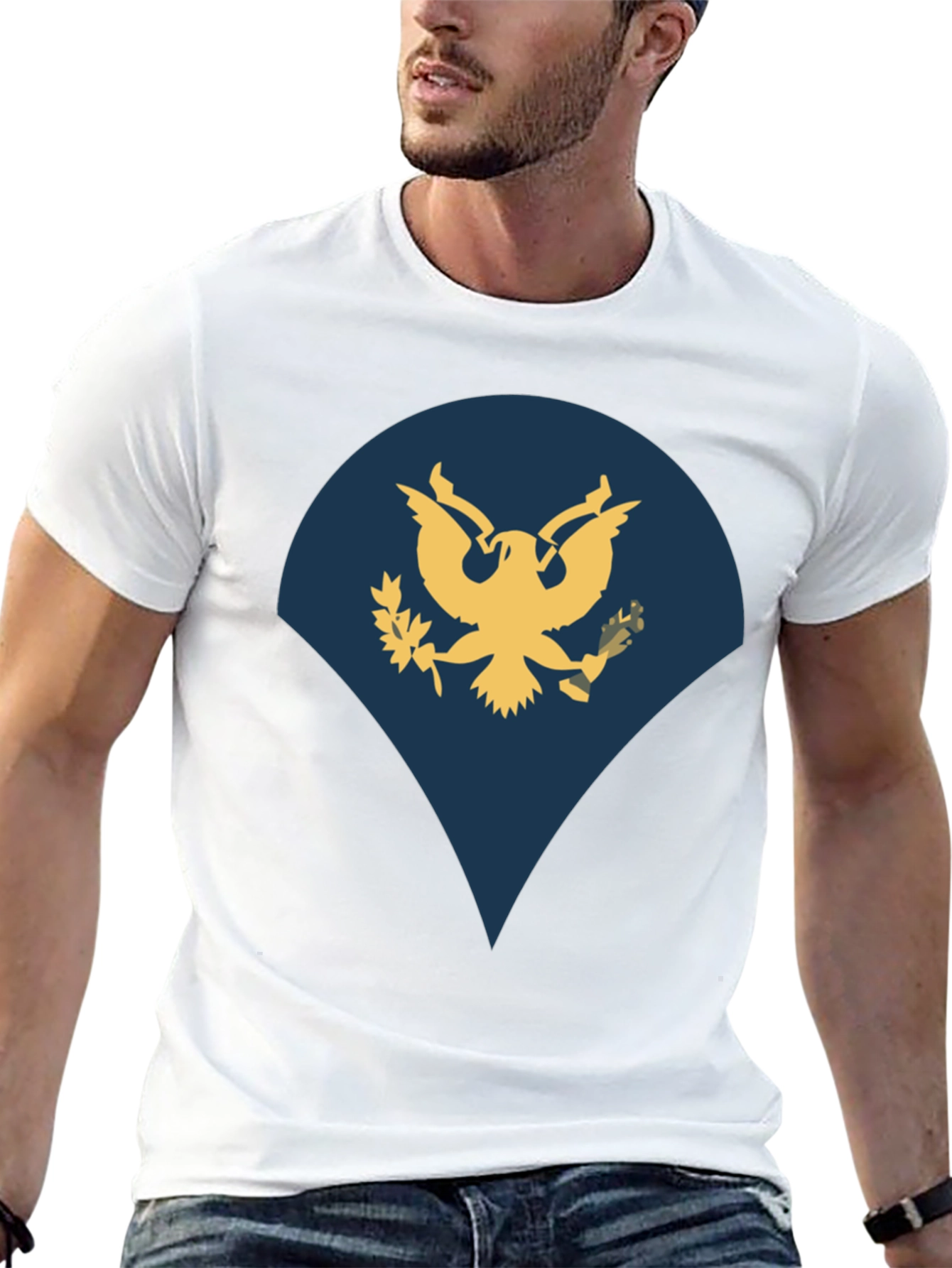 Eagle Graphic T-Shirt - Patriotic Design