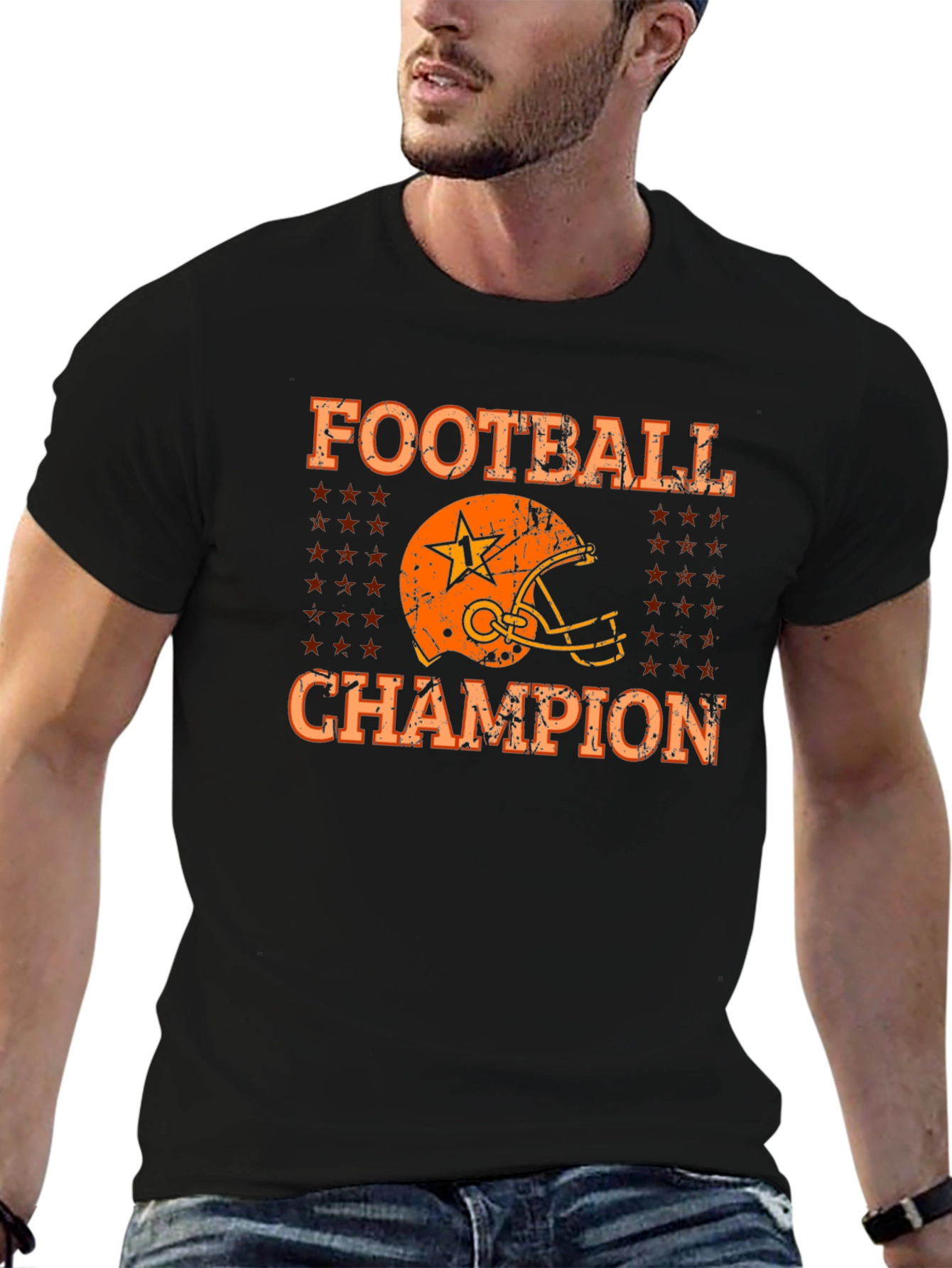 Football Champion Graphic T-Shirt
