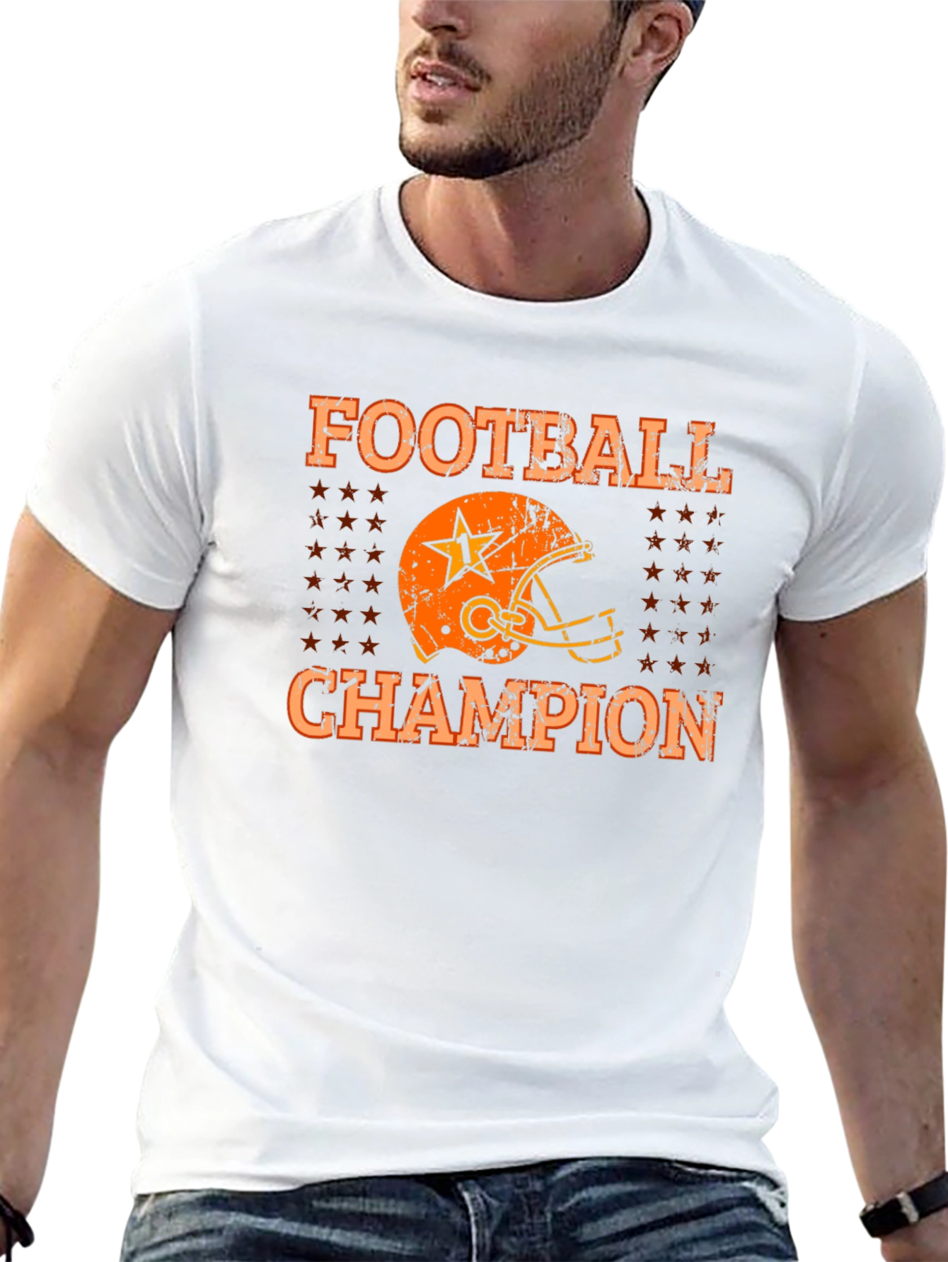 Football Champion Graphic T-Shirt