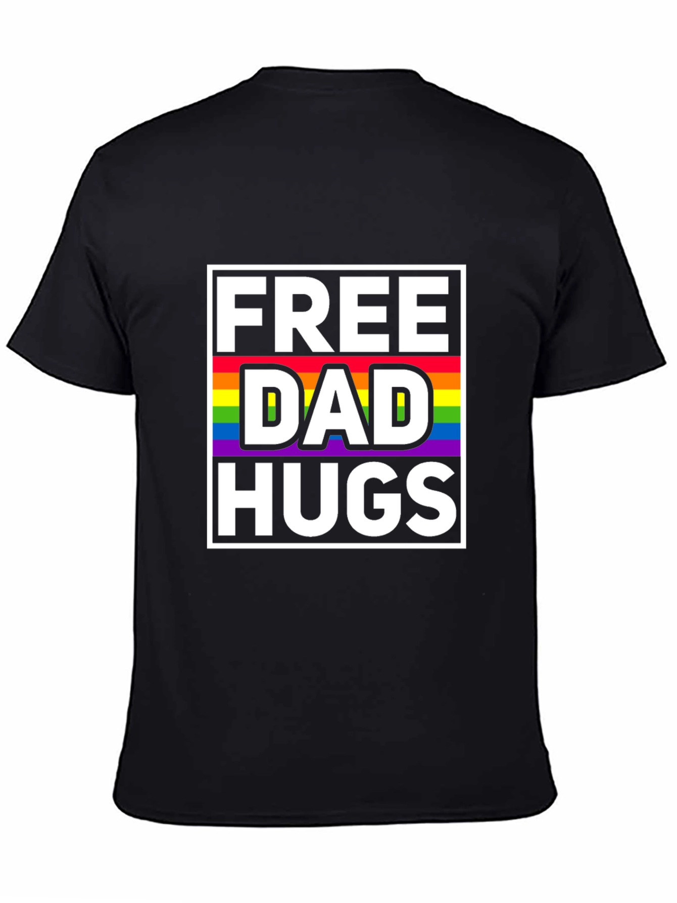 Free Dad Hugs LGBTQ Pride T-Shirt