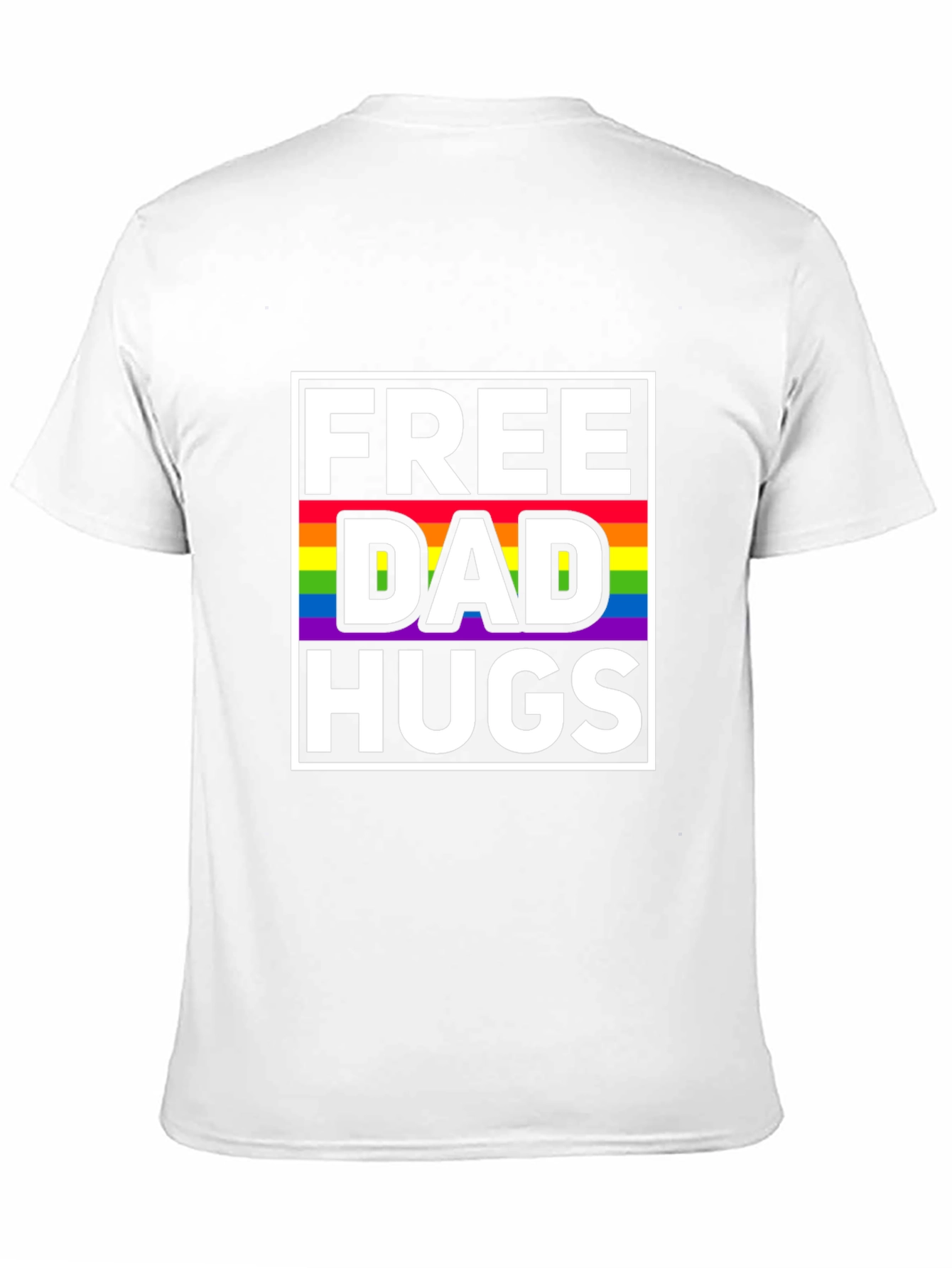Free Dad Hugs LGBTQ Pride T-Shirt