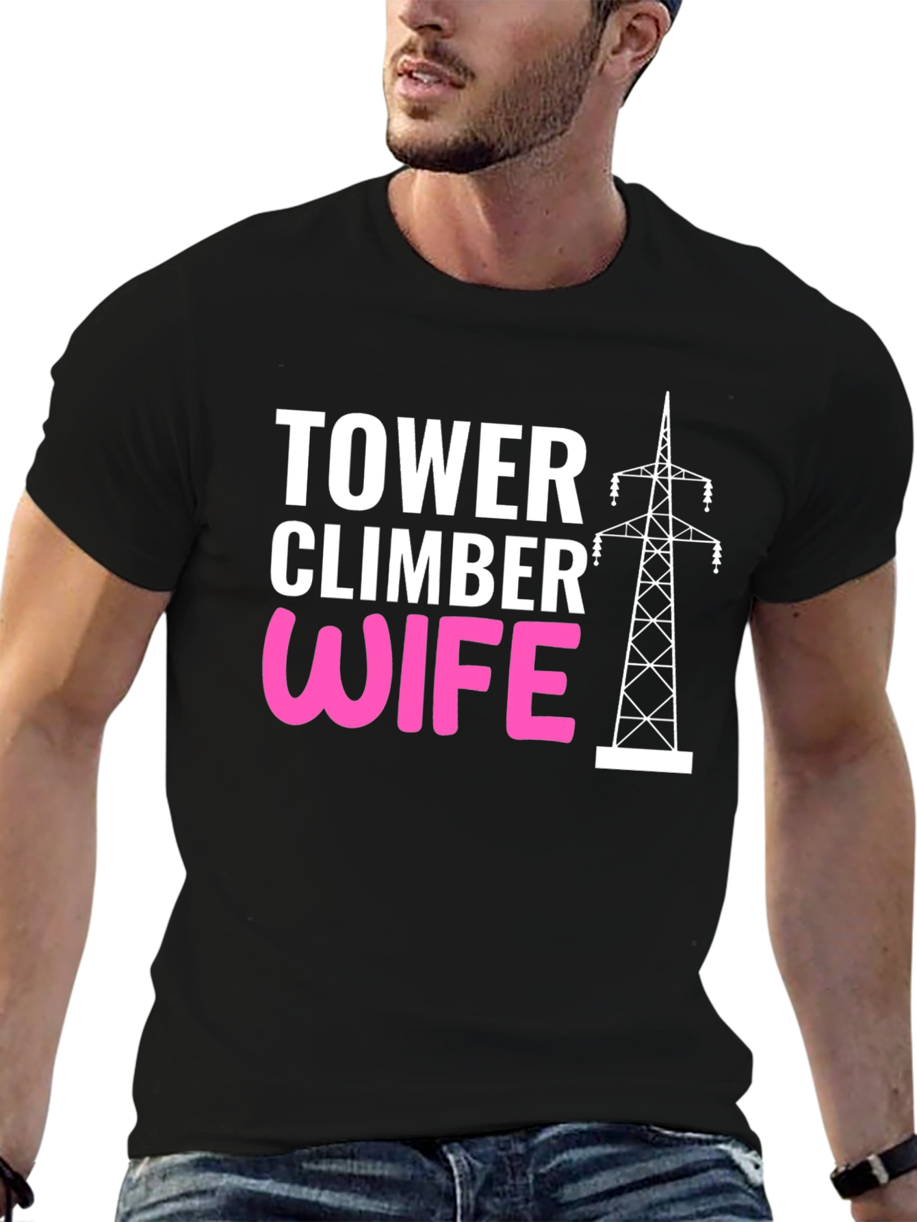 Tower Climber Wife Graphic Tee