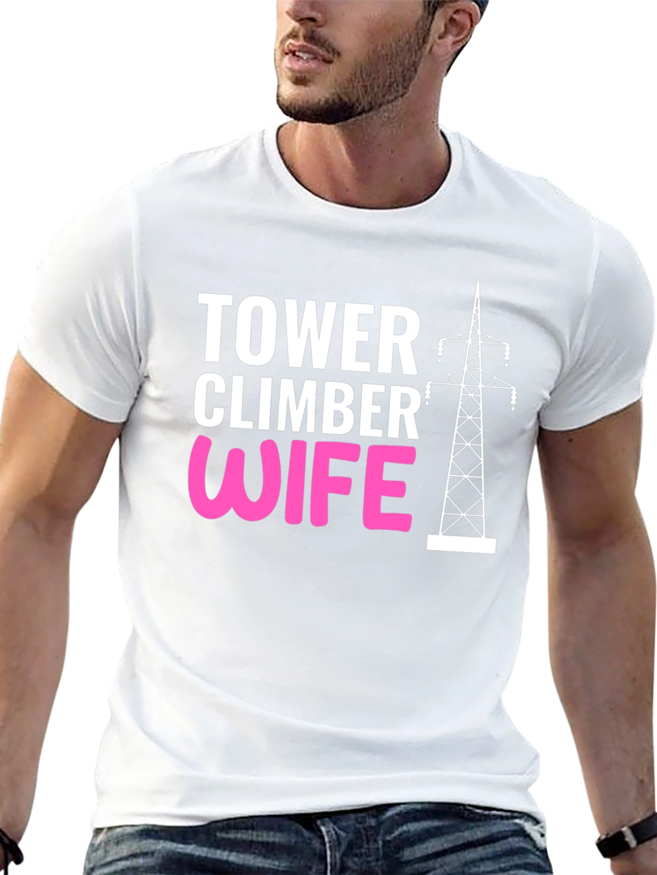 Tower Climber Wife Graphic Tee