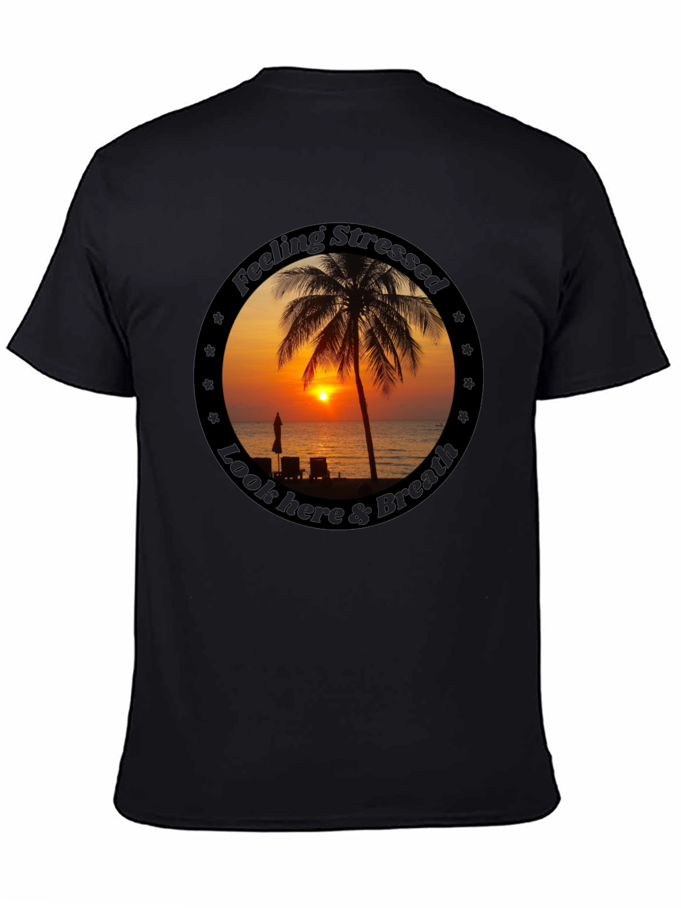 Relaxing Beach Sunset T-Shirt - Feel the Calm
