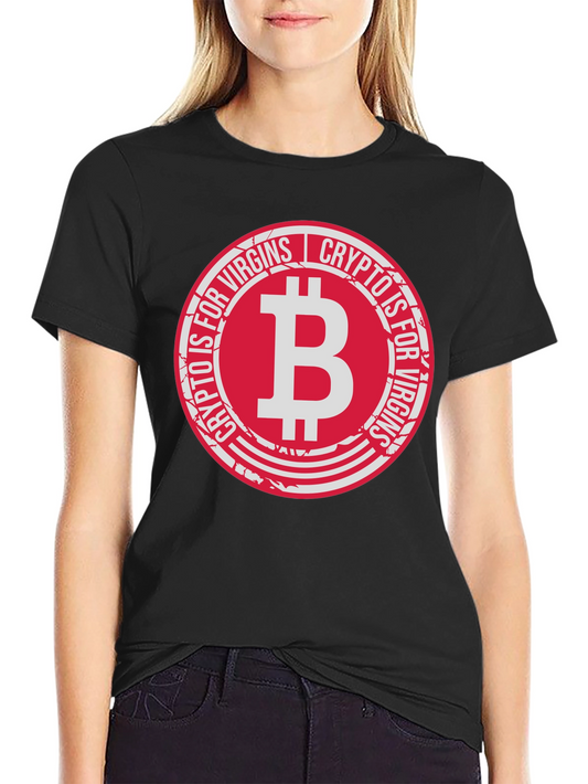 Crypto is for Virgins Black T-Shirt